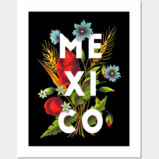 Mexico Proud Flag, Mexico gift heritage, Mexican girl Boy Friend Mexicano Chingona Wall Art by JayD World